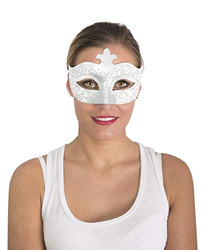 ptit-clown-venezianischer-wolf-maske-gold-rot-kunststoff image 8