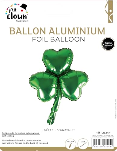 p-tit-clown-st-patrick-s-day-aluminiumballon-kleeblatt-43-cm image 6