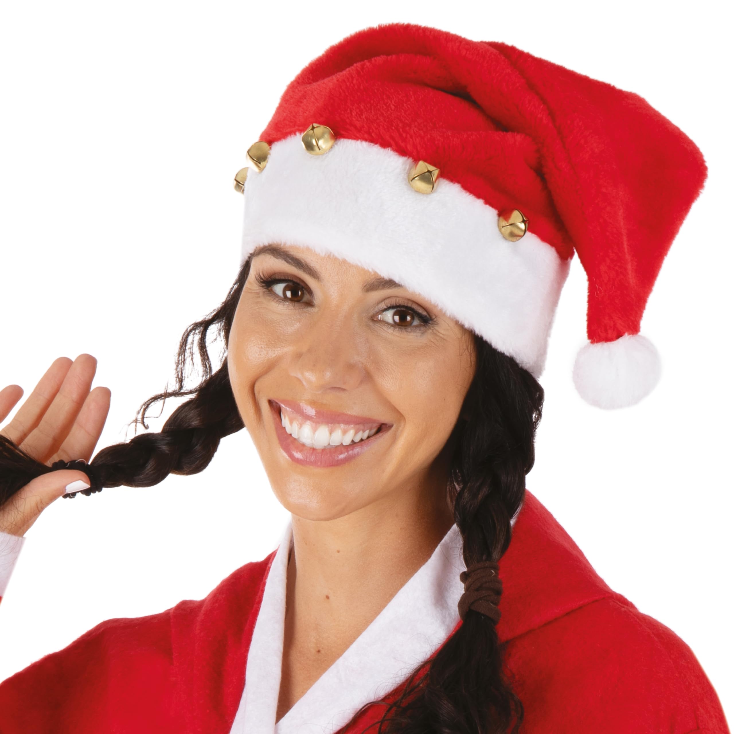 generique-santa-claus-schellenm-tze-rot-wei-f-r-erwachsene image 4