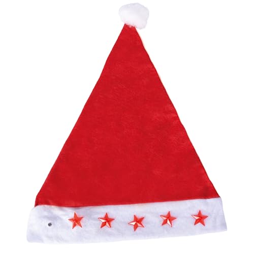 ptit-clown-weihnachtsm-tze-mit-leuchtenden-roten-sternen image 8