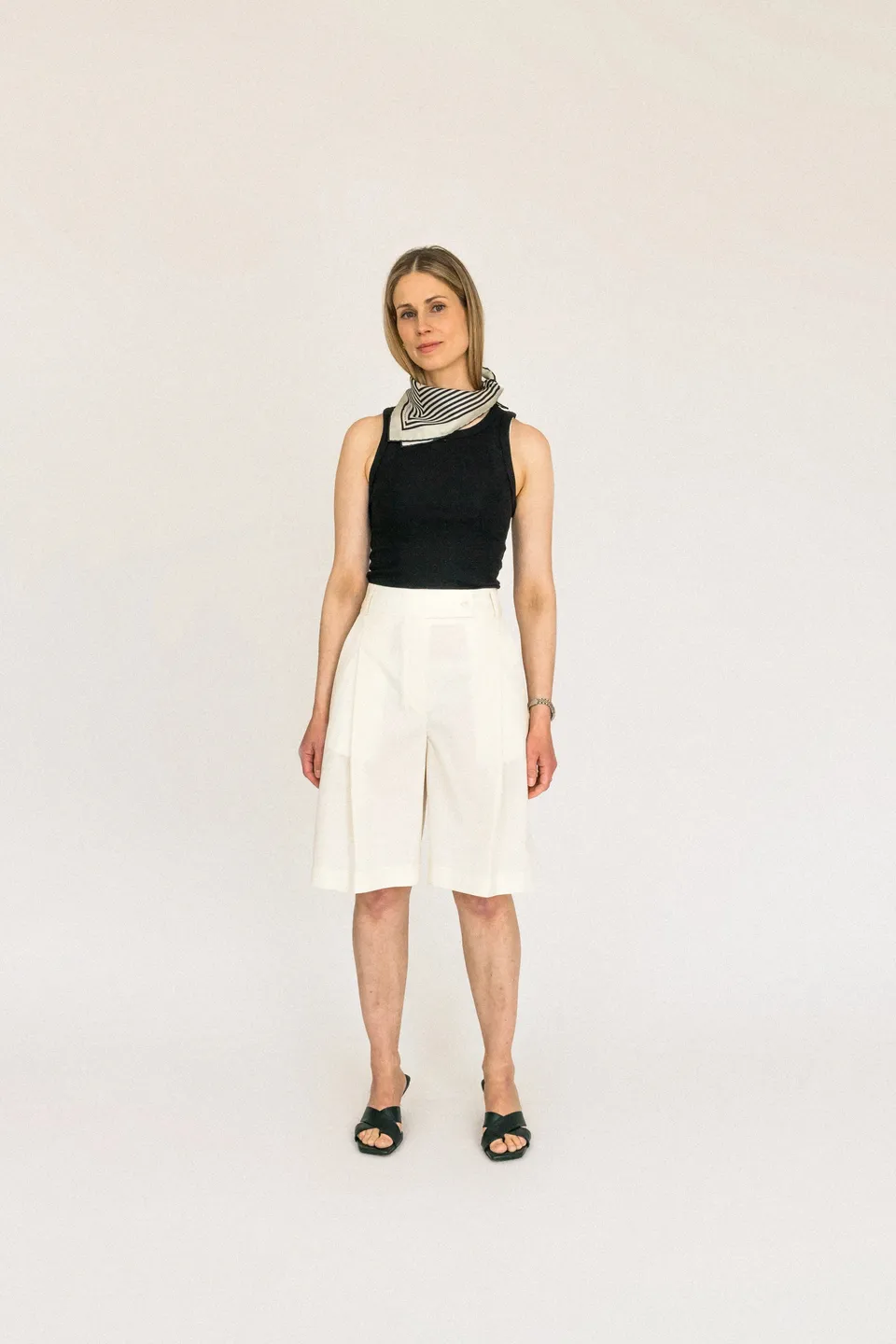 lotta-ludwigson-alva-shorts-high-waist-wide-leg-vanille-creme image 1