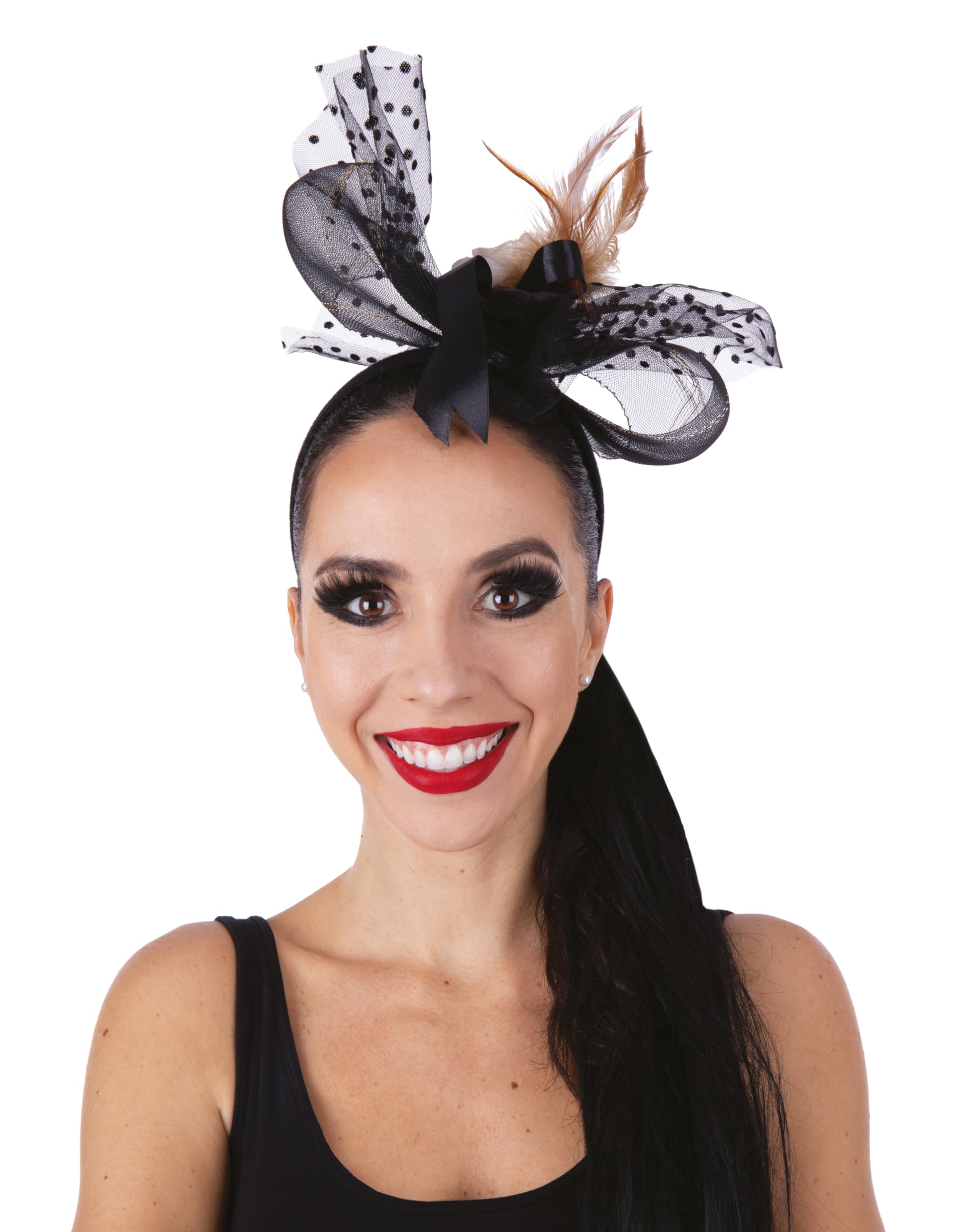 p-tit-clown-22982-haarreif-halloween-mit-federn-und-blume image 1