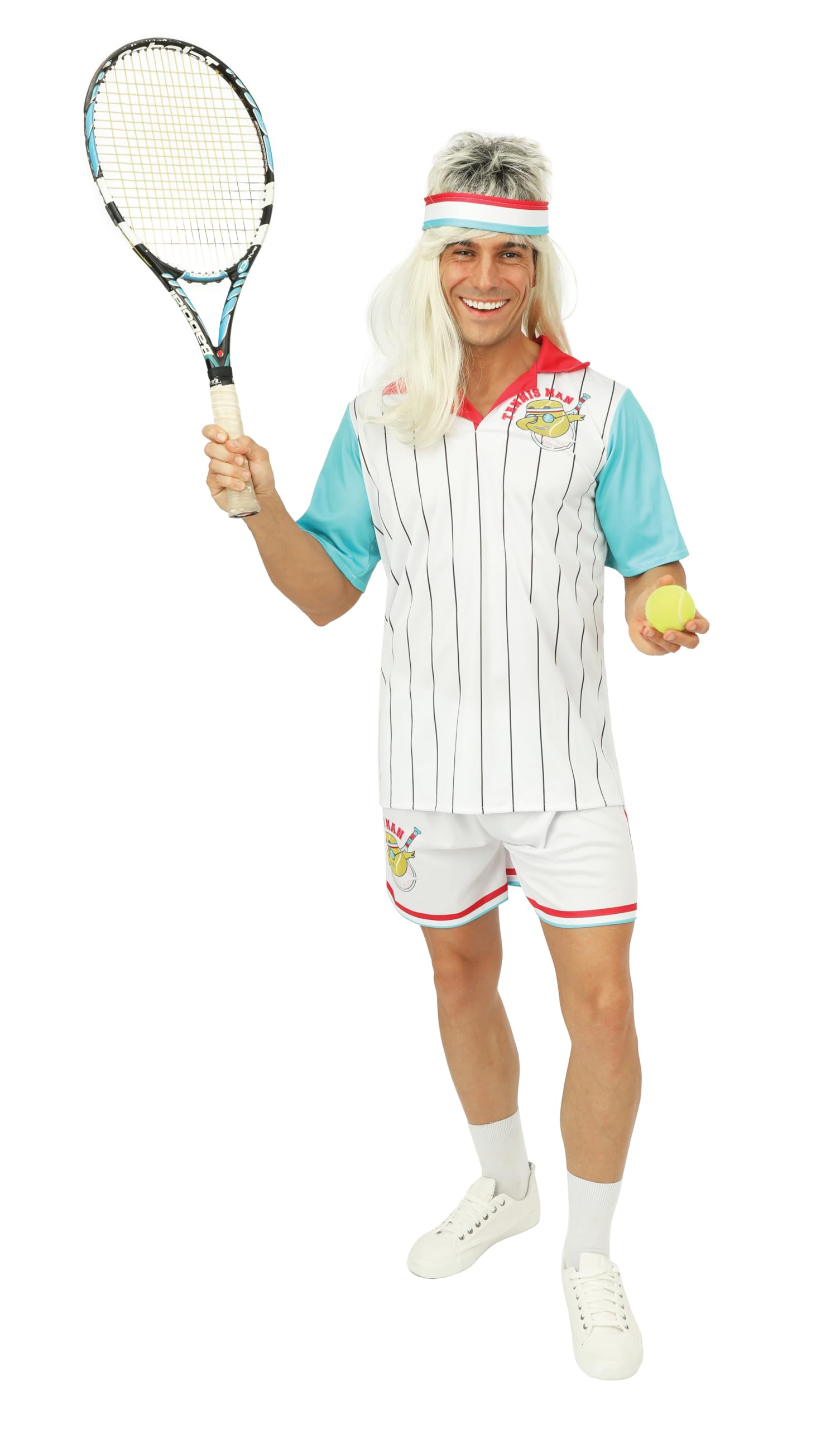 p-tit-clown-tennisspieler-sportkost-m-f-r-erwachsene-polyester image 3