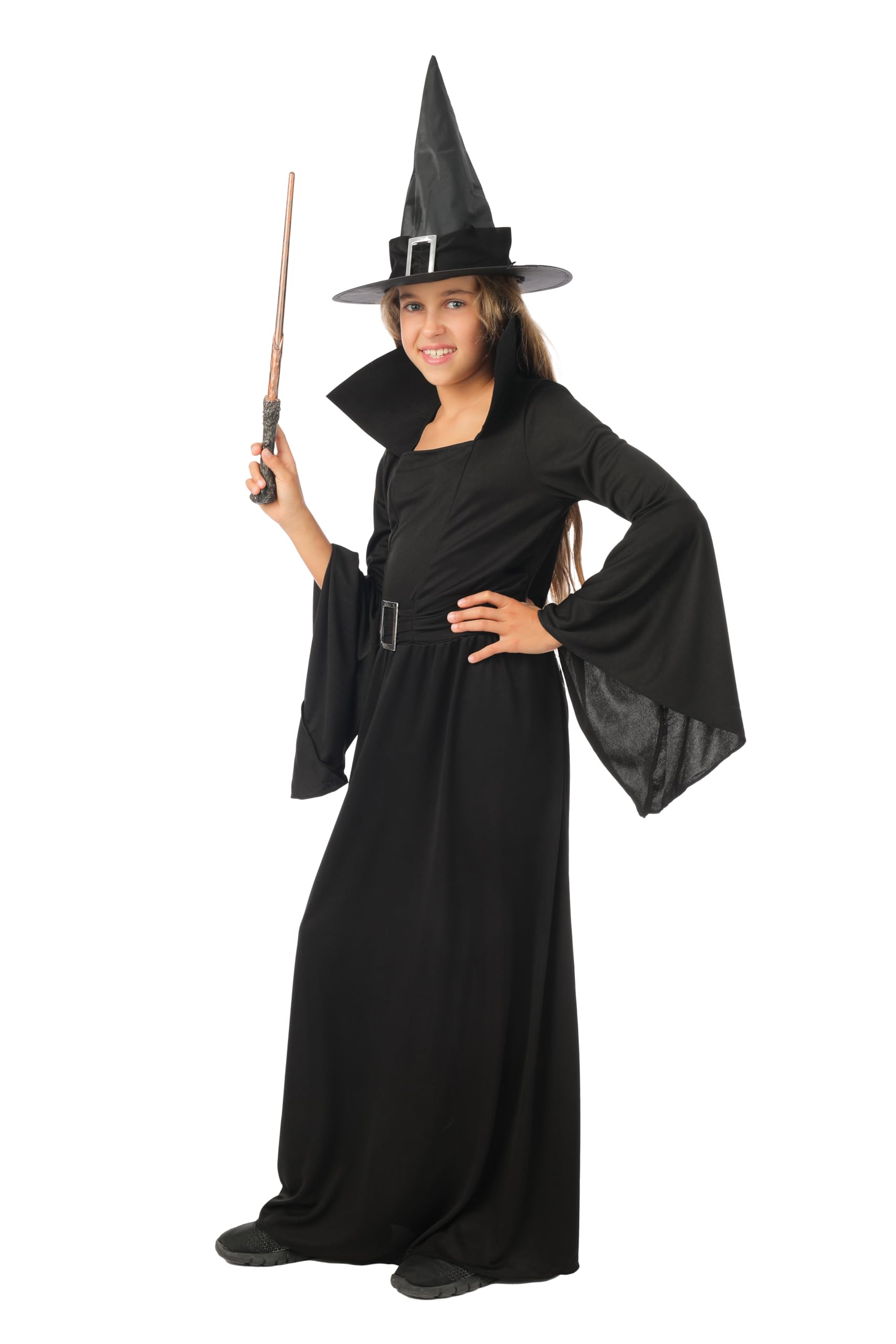 p-tit-clown-hexenkost-m-m-dchen-kinderkost-m-mit-kleid-hut-und-g-rtel image 7