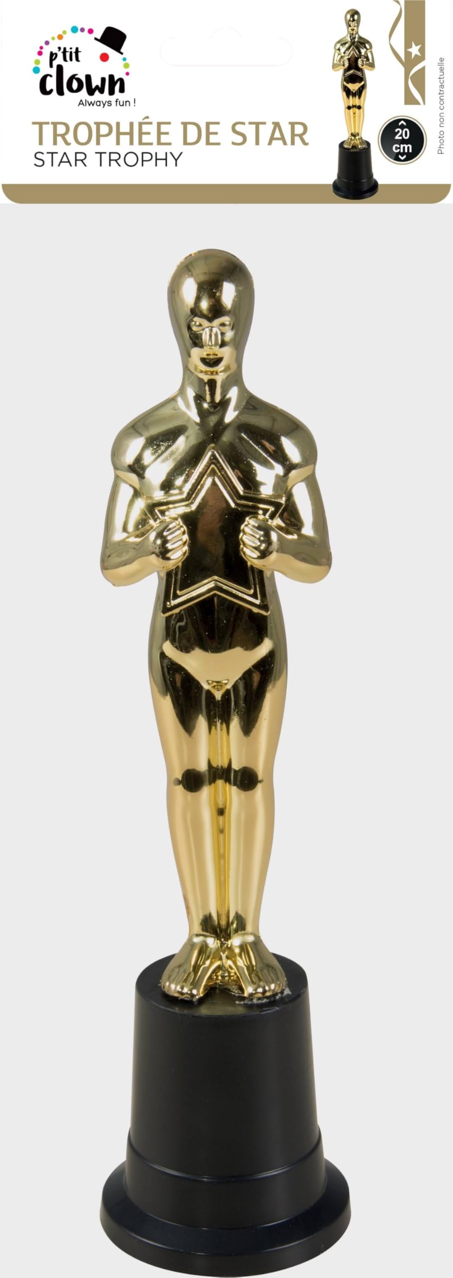 ptit-clown-kino-auszeichnung-gold-party-accessoire image 2
