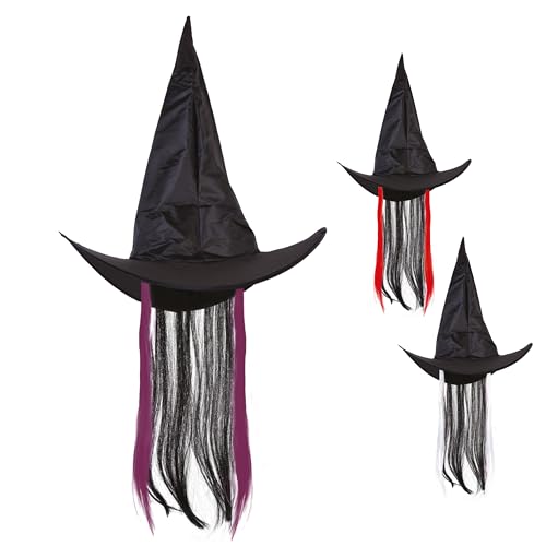 ptit-clown-re76330-hexenhut-damen-schwarz-mit-haaren image 8