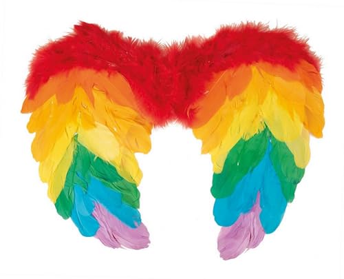 ptit-clown-engelsfl-gel-federn-regenbogen-40-x-32-cm image 6