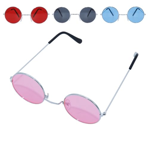 ptit-clown-10801-brille-metall-rund-hippie-zuf-llige-farbauswahl image 8