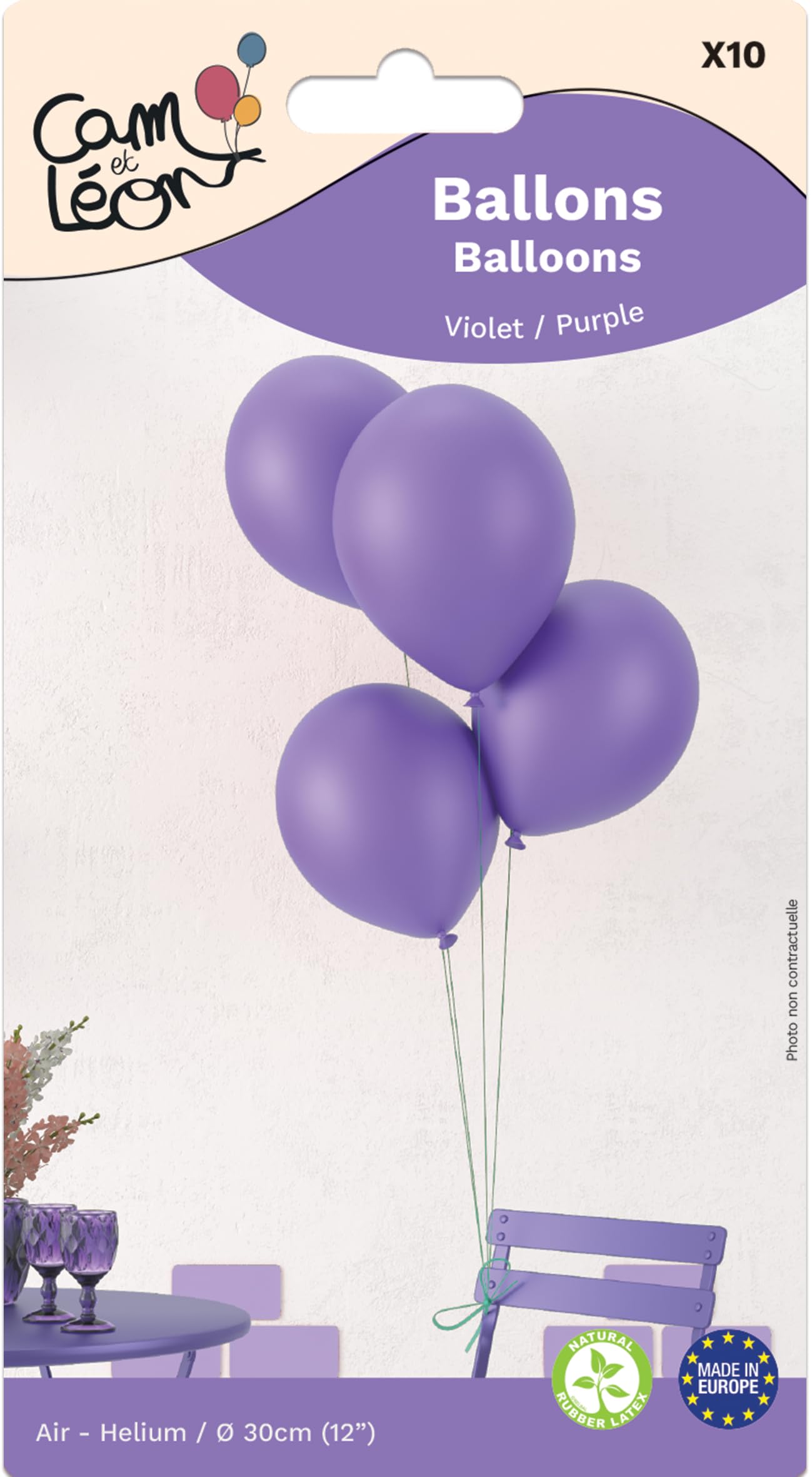 ptit-clown-cam-et-l-on-ballon-30-cm-wei-10-st-ck image 4