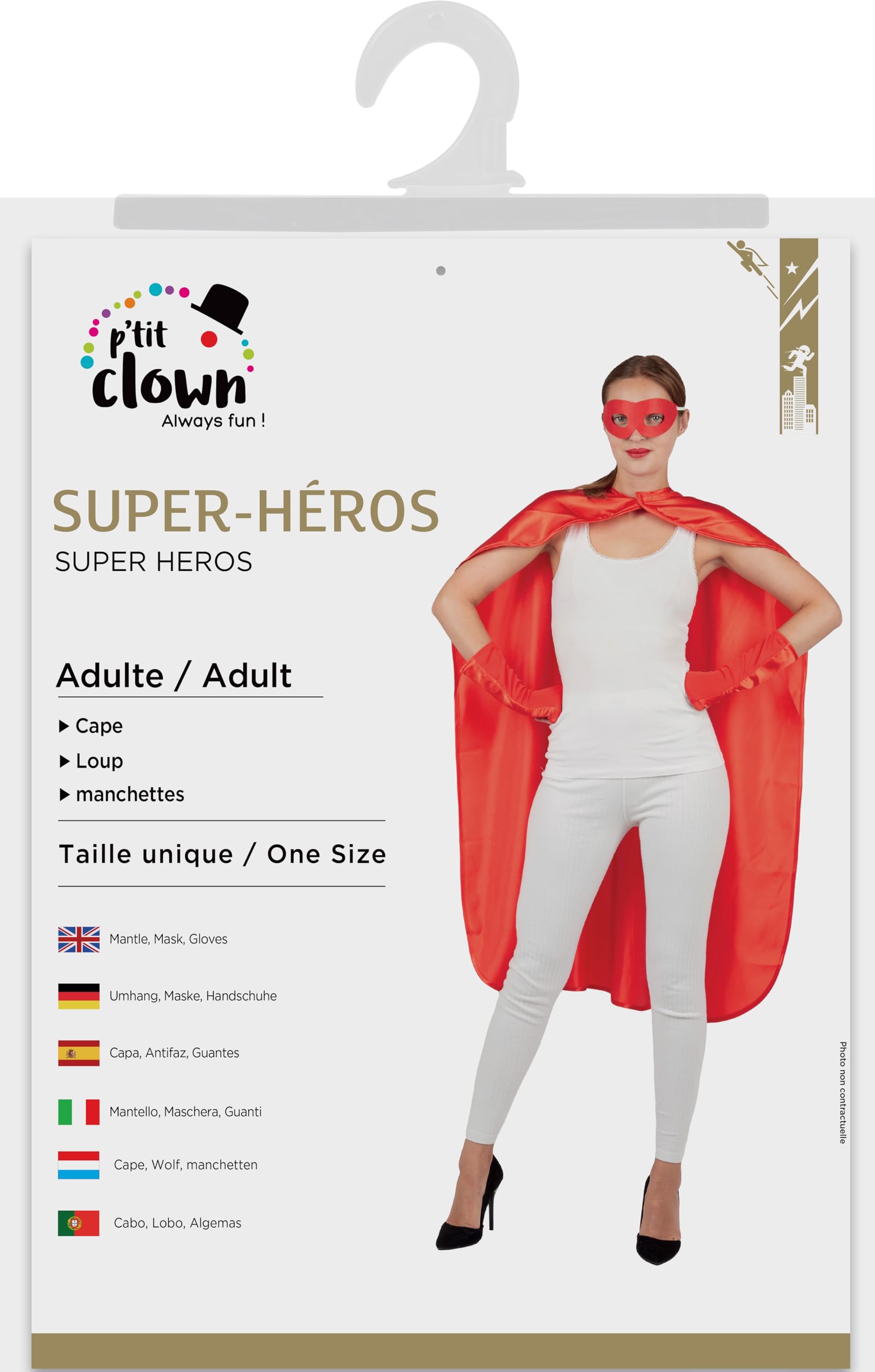 ptit-clown-superhelden-kost-m-f-r-erwachsene-einheitsgr-e-rot image 5