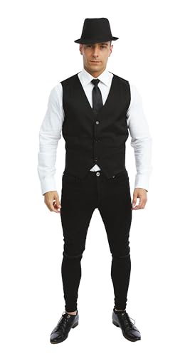ptit-clown-gangster-jacke-herren-schwarz-kost-mjacke image 7