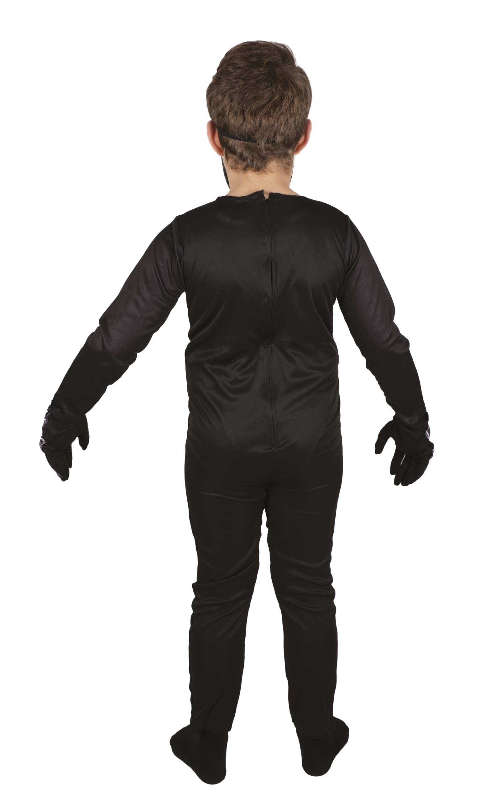 p-tit-clown-skelett-roboter-overall-kost-m-f-r-kinder-mit-maske image 3