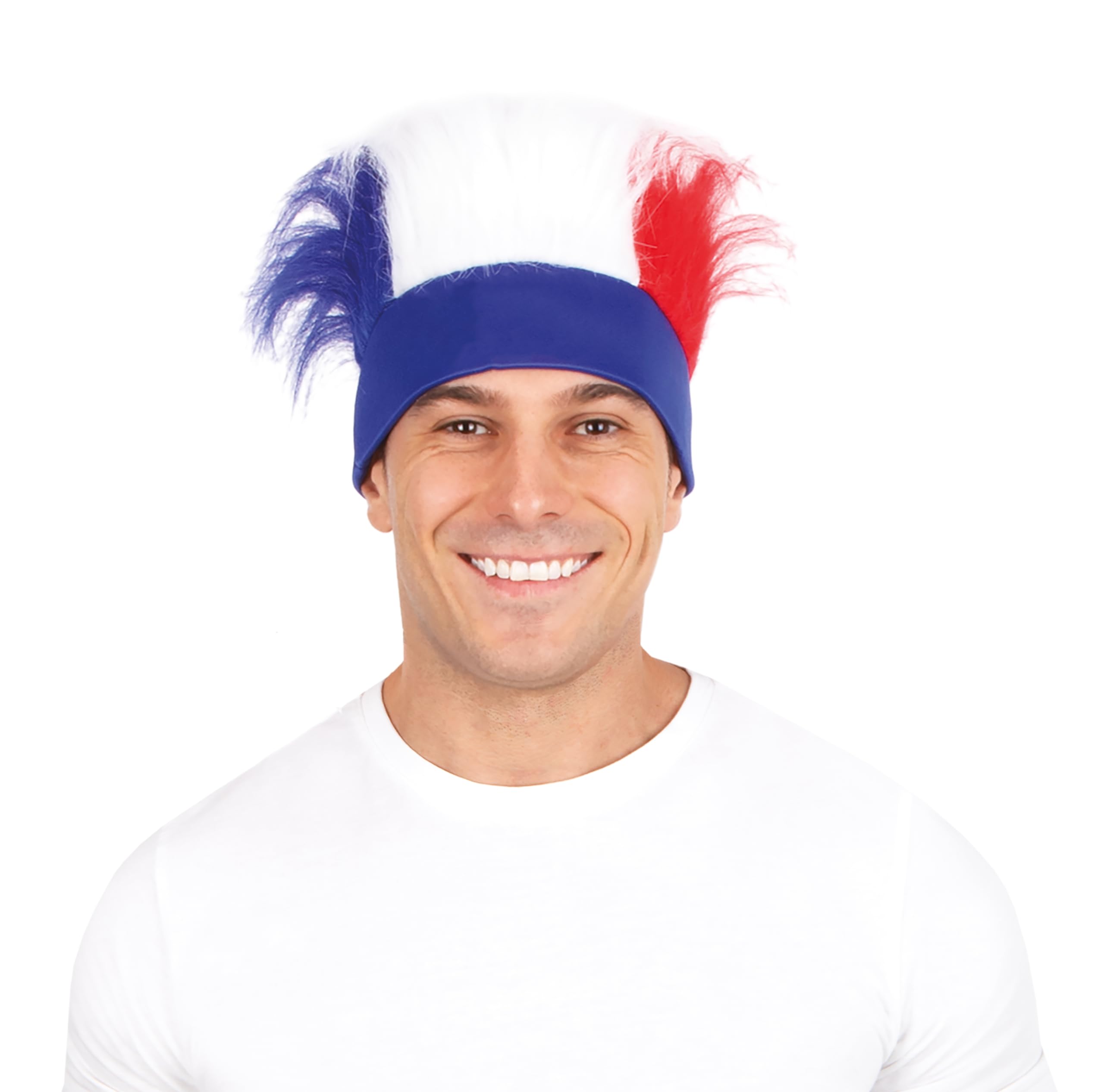 p-tit-clown-22394-haarband-mit-haaren-frankreich-blau-wei-rot image 3