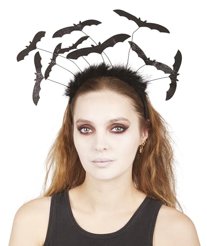 ptit-clown-fledermaus-haarreif-schwarz-vampir-halloween-accessoire image 4