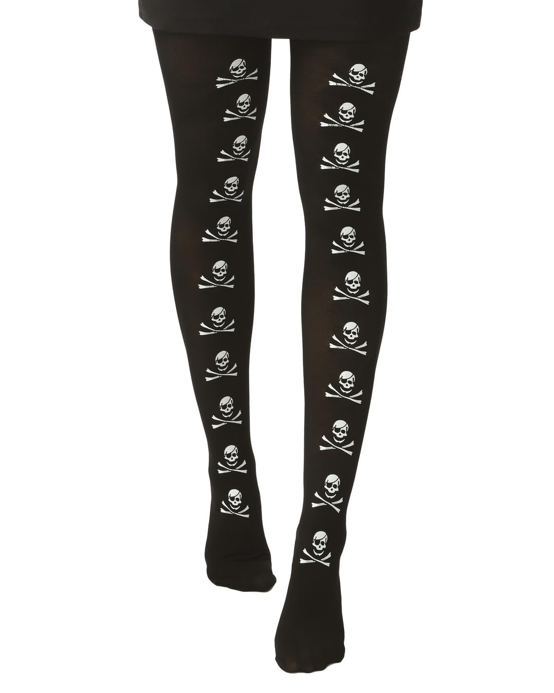 p-clown-halloween-strumpfhose-damen-skelett-day-of-the-dead-blutflecken-flederm- image 1