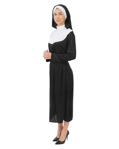 p-tit-clown-21144-nonnen-kost-m-gute-schwester-l-xl-schwarz-wei image 8