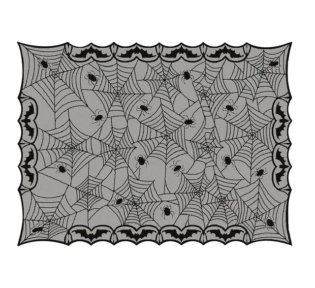 p-tit-clown-halloween-tischdecke-spinnennetz-160-x-120-cm-polyester image 1