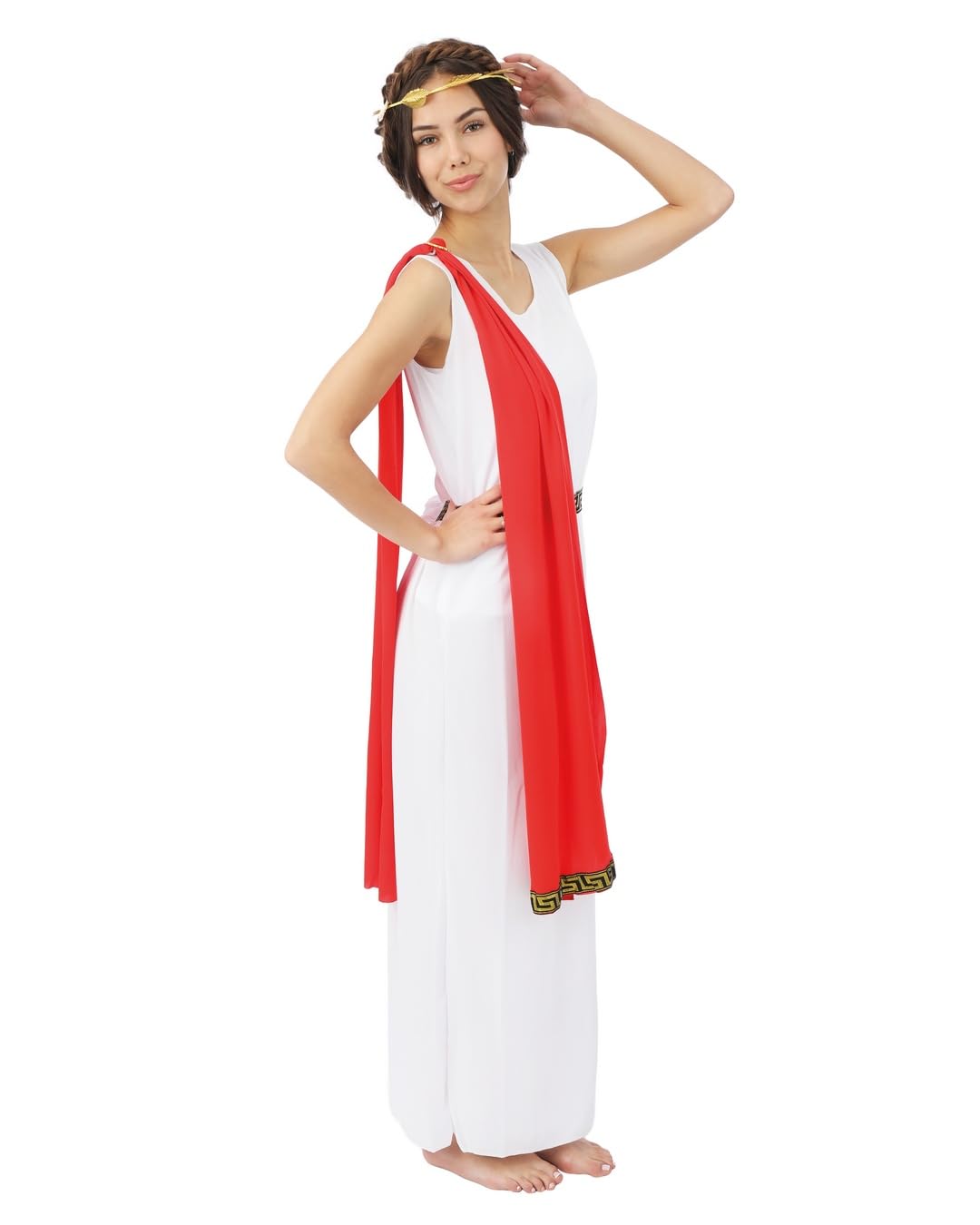 p-tit-clown-r-merin-kost-m-damen-kleid-stola-g-rtel-krone image 2
