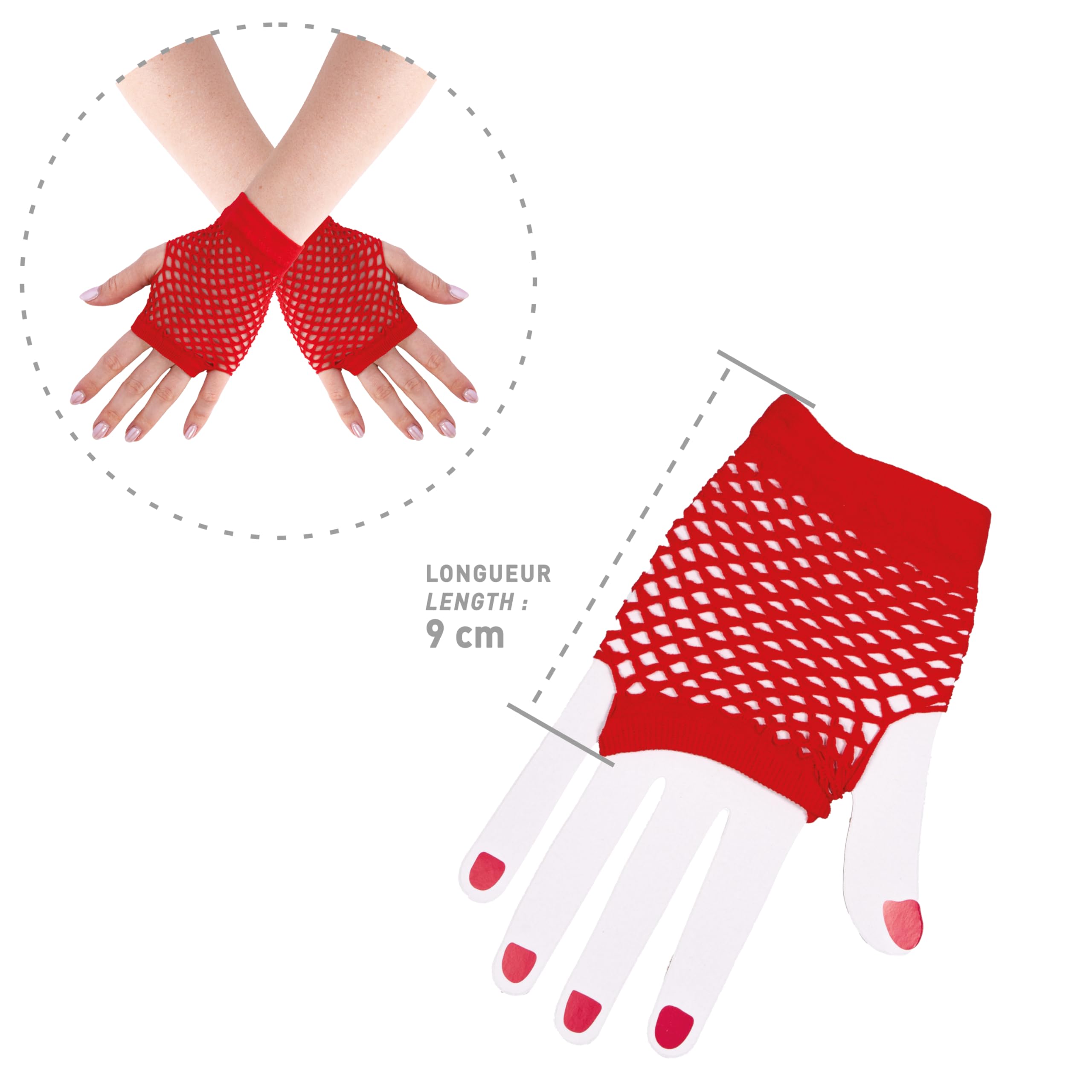 ptit-clown-90315-fingerlose-netzhandschuhe-rot-paar-einheitsgr-e image 3