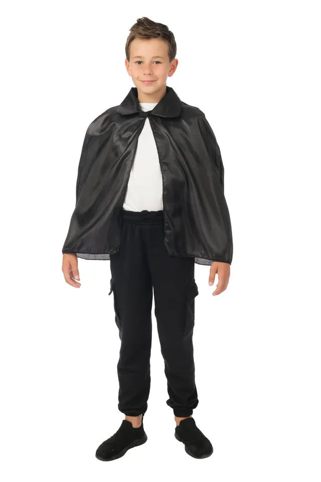 p-tit-clown-16202-kinder-umhang-polyester-67-cm-schwarz image 1