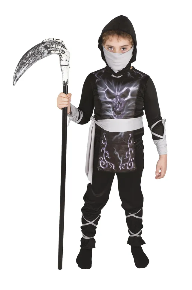 p-tit-clown-ninja-skelett-kinderkost-m-halloween-4-teilig image 1