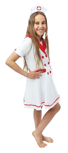 p-tit-clown-krankenschwester-kost-m-m-dchen-kleid-haarreif image 8