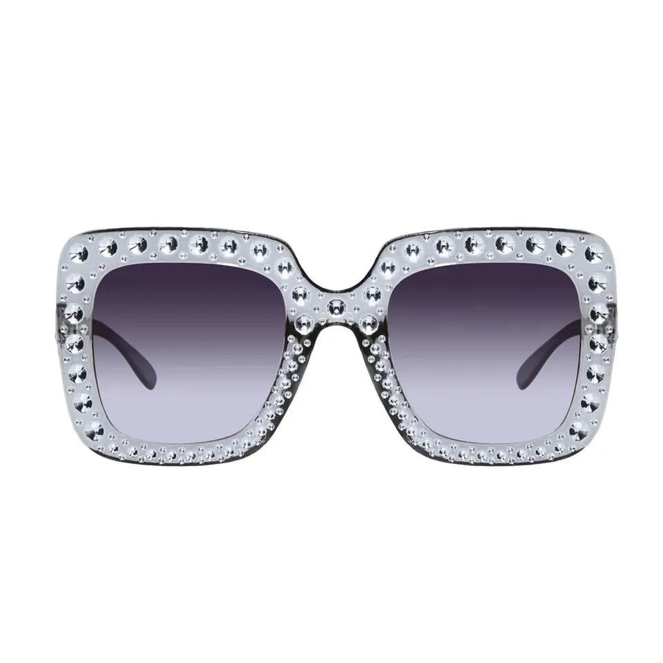 p-tit-clown-disco-brille-strass-silber-erwachsene image 1