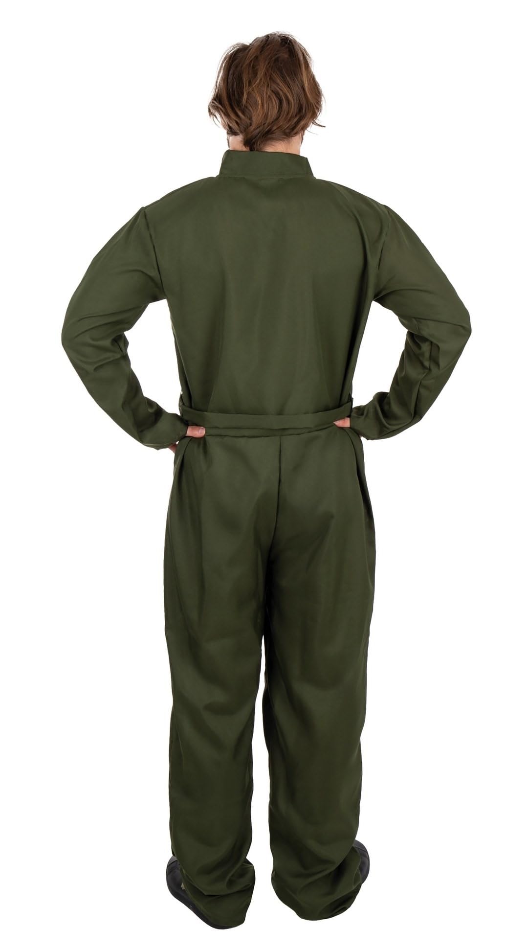 p-tit-clown-jagdpilot-kost-m-air-pilot-suit-f-r-erwachsene-overall-khaki-gr-n image 4