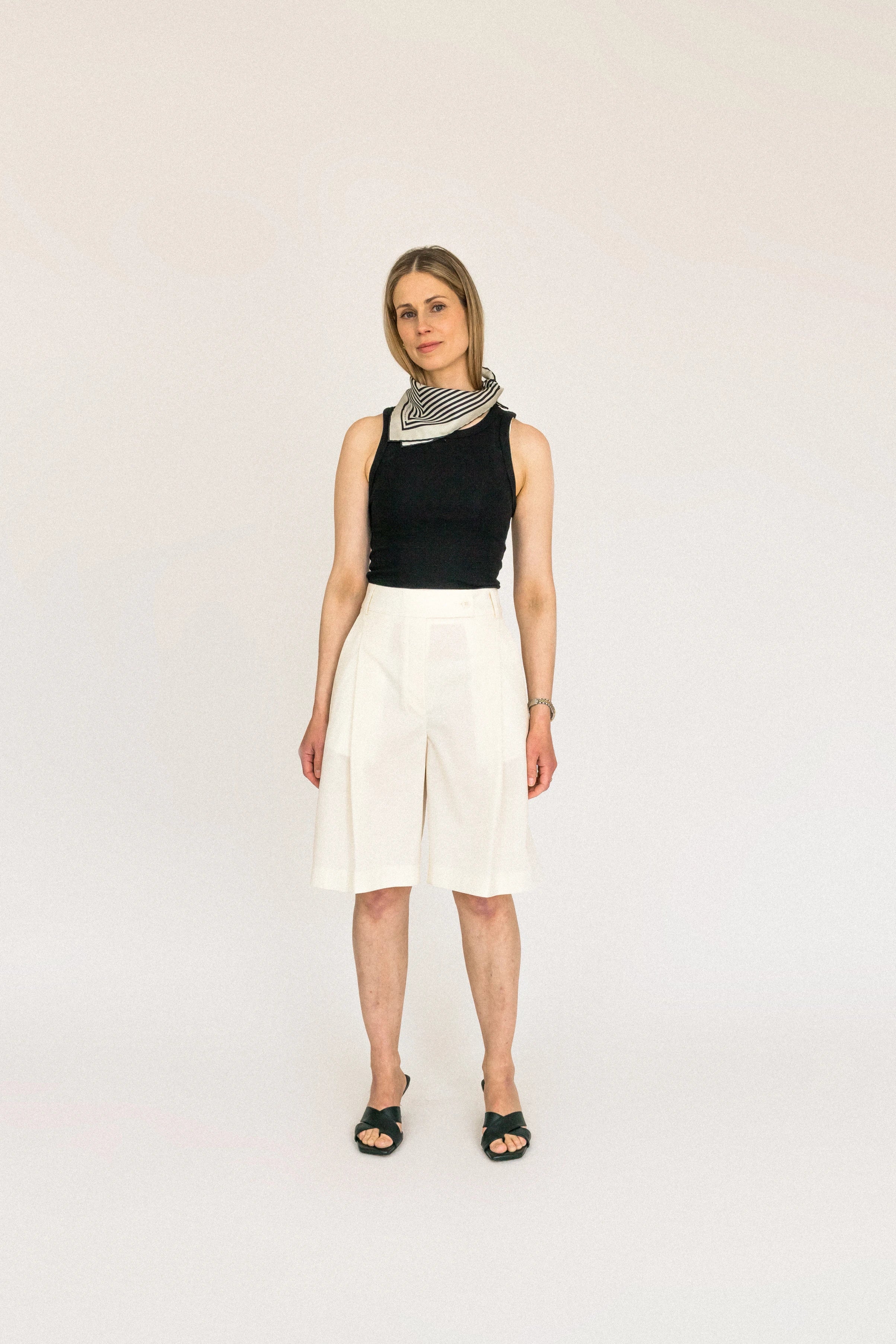 lotta-ludwigson-alva-shorts-high-waist-wide-leg-vanille-creme image 1