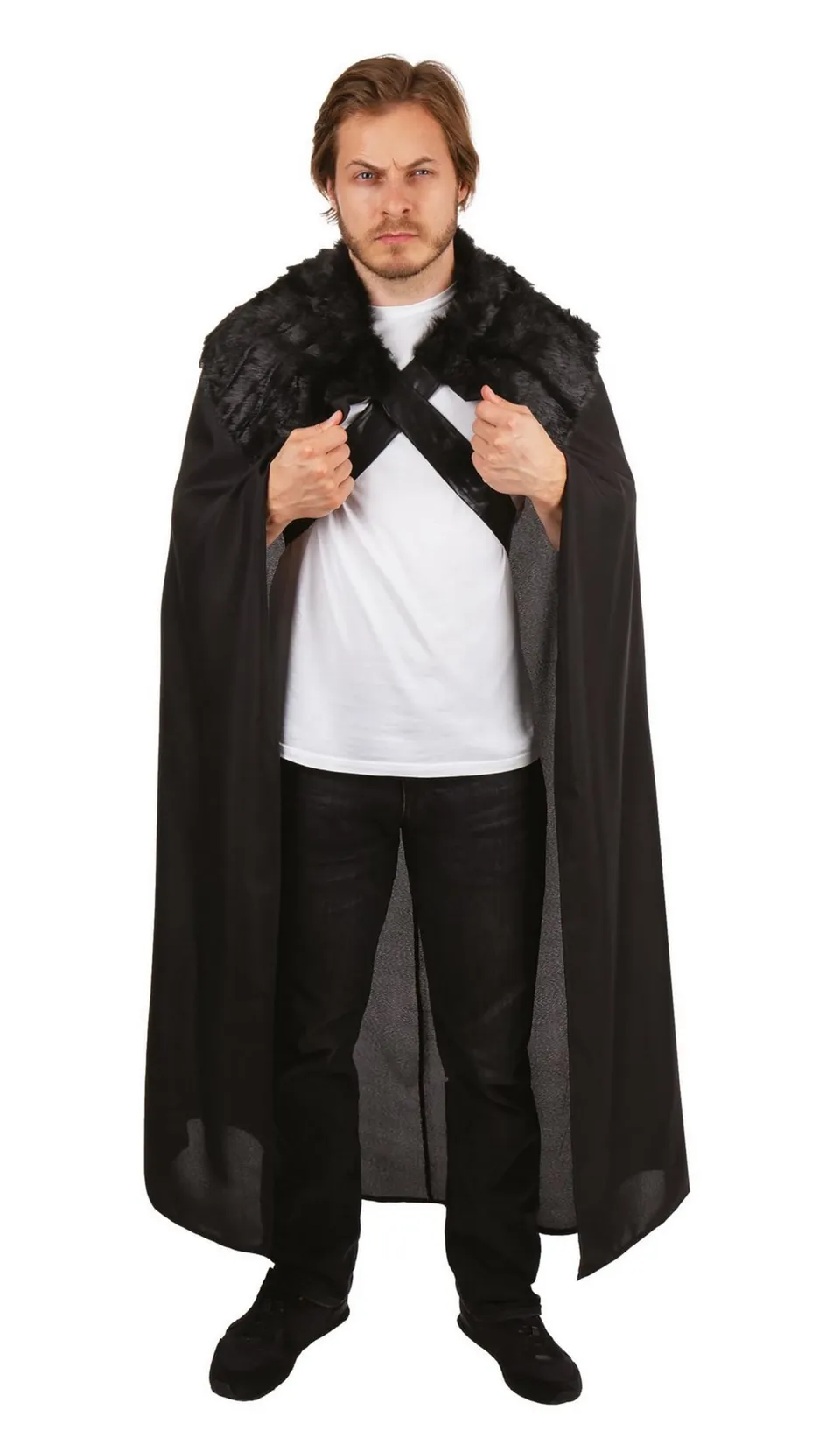 ptit-clown-44185-cape-schwarz-einheitsgr-e-mittelalter image 1