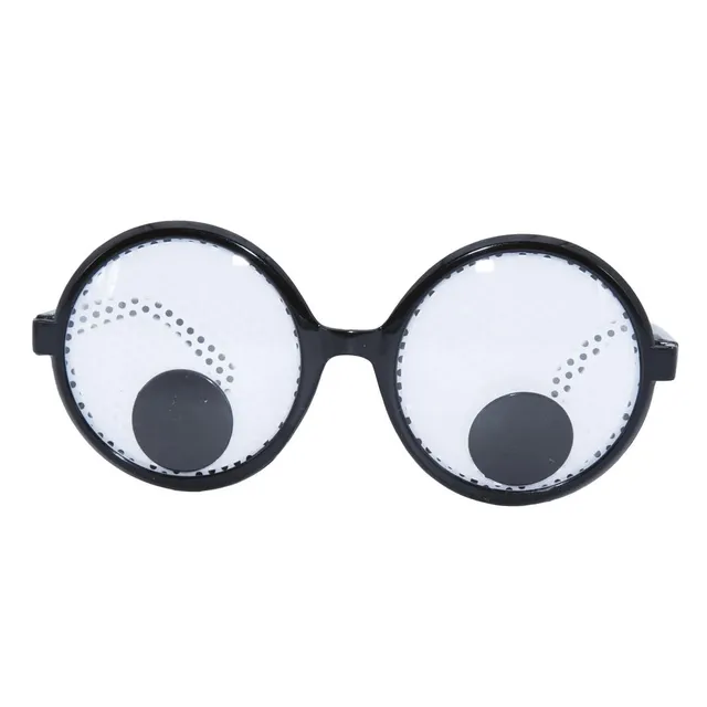 ptit-clown-brille-gro-e-bewegliche-augen-lustige-partybrille-erwachsene-unisex image 1