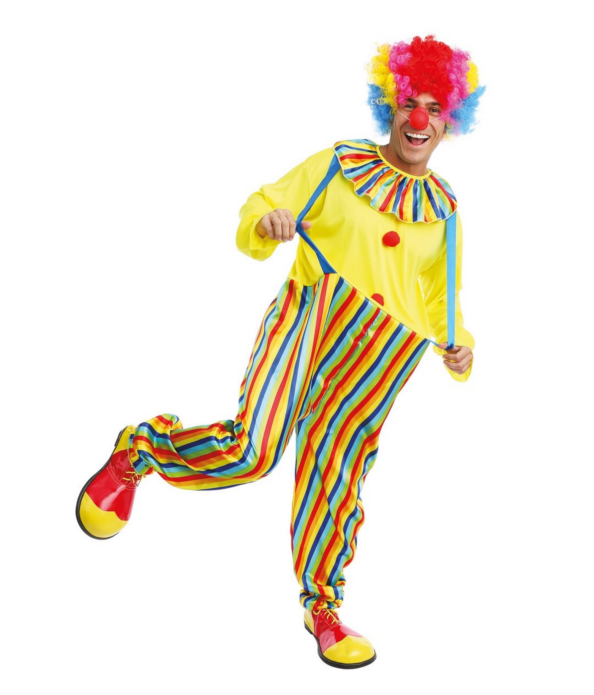 p-tit-clown-clown-kost-m-f-r-erwachsene-mehrfarbig image 1