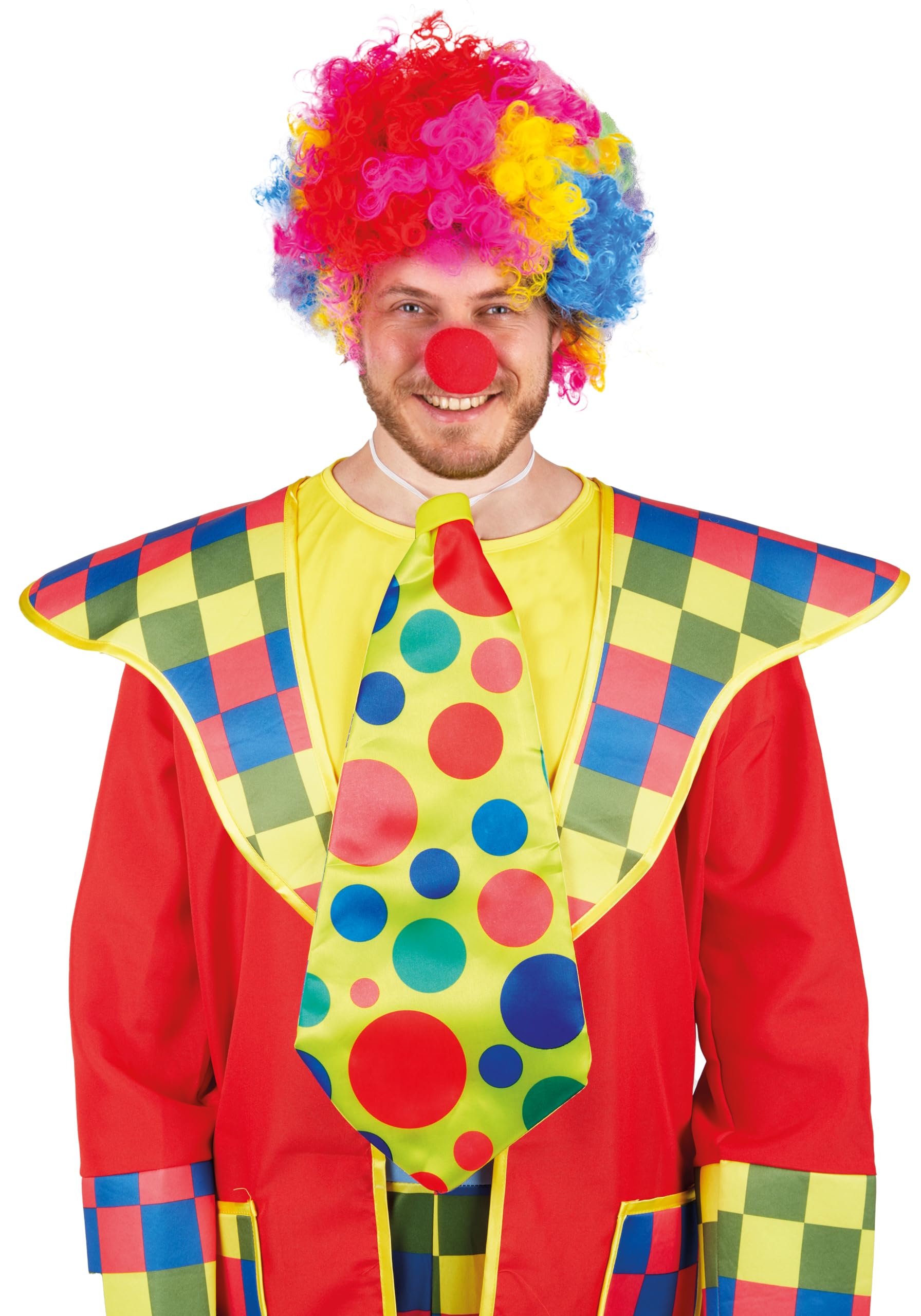ptit-clown-14525-riesen-clown-krawatte-50-x-20-cm-mehrfarbig image 3