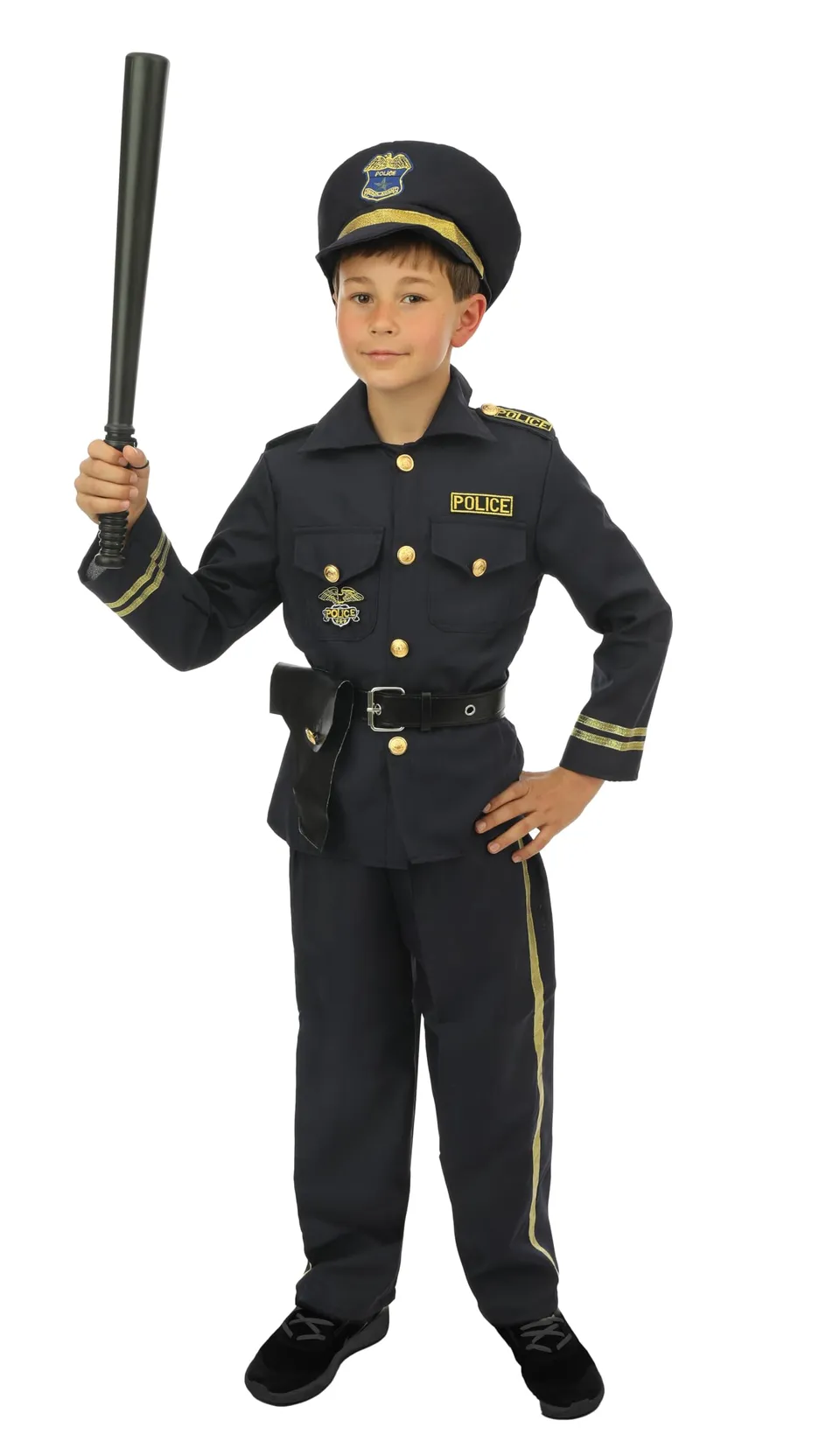 p-tit-clown-polizistenkost-m-kinder-unisex-schwarz image 1