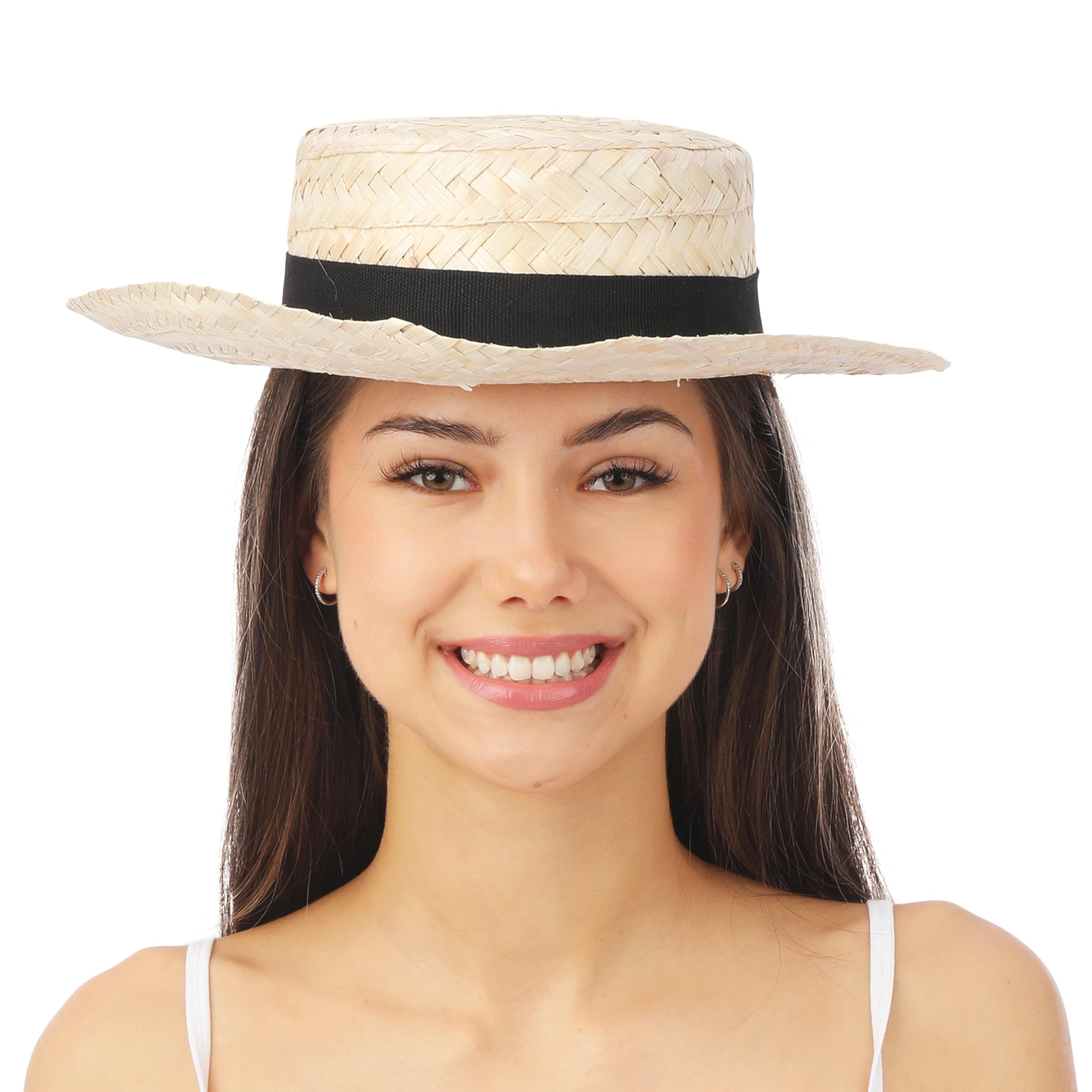 ptit-clown-27010-canotier-strohhut-erwachsene-beige image 8