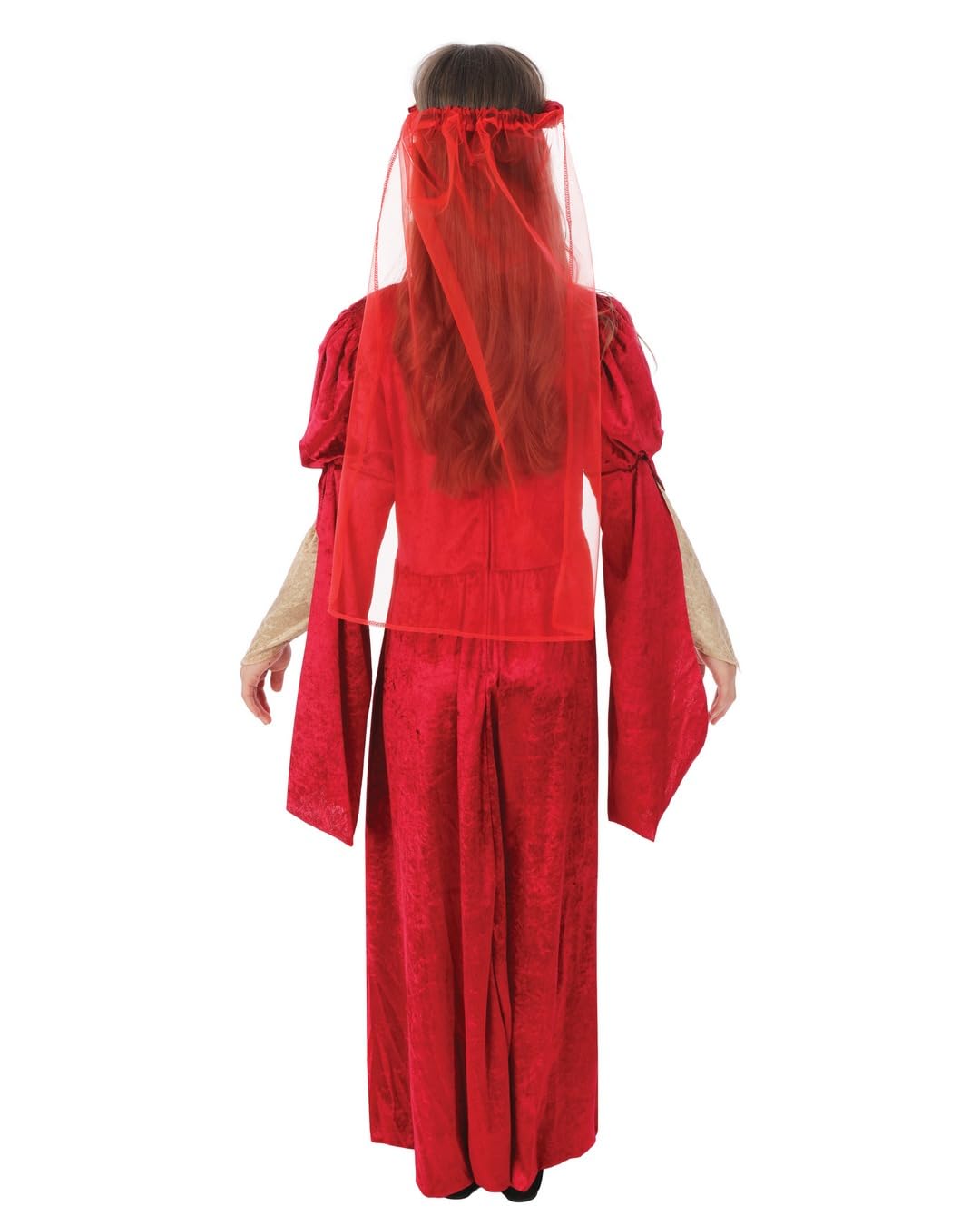 ptit-clown-mittelalterliches-prinzessinnenkleid-m-dchen-10-12-jahre-rot image 3