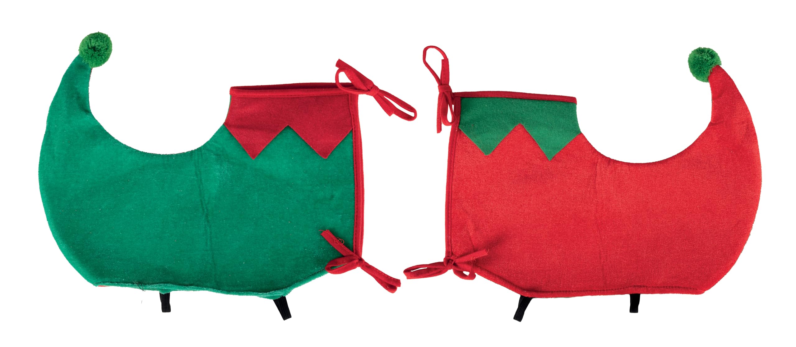 p-tit-clown-23641-berschuhe-wichtel-elfe-weihnachten-einheitsgr-e-gr-n-rot image 1
