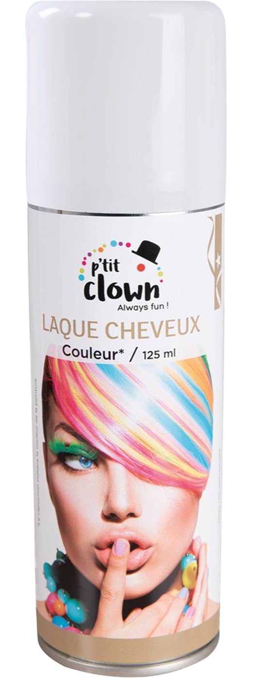 p-tit-clown-haarlack-spray-wei-farbspray-f-r-haare image 2
