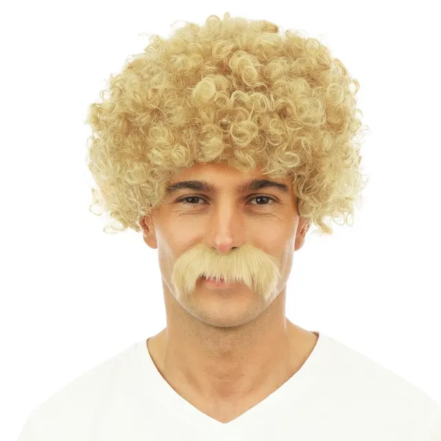 p-tit-clown-lucien-lockige-kurzhaarper-cke-mit-schnurrbart-herren image 1