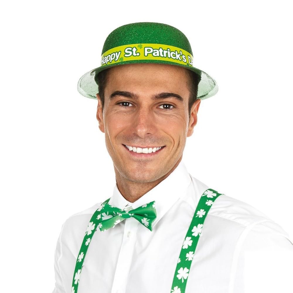 ptit-clown-st-patrick-s-day-hut-melone-mit-pailletten image 2