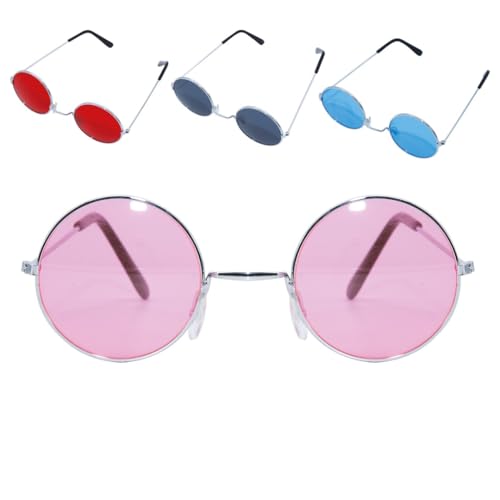 ptit-clown-10801-brille-metall-rund-hippie-zuf-llige-farbauswahl image 7
