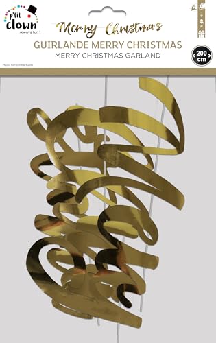 p-tit-clown-girlande-merry-christmas-gold-2-m-draht-metallkarton image 5