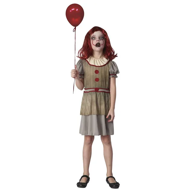 ptit-clown-grippe-sou-m-dchen-kost-m-clown-5-6-jahre image 1