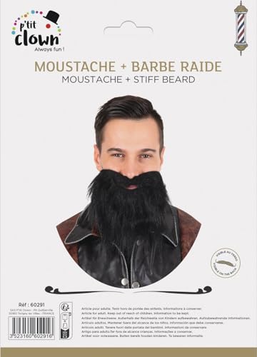 p-tit-clown-blackbeard-vollbart-glatt-schwarz image 7