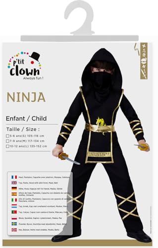 p-tit-clown-ninja-kost-m-kinder-uni-jungen-und-m-dchen image 8