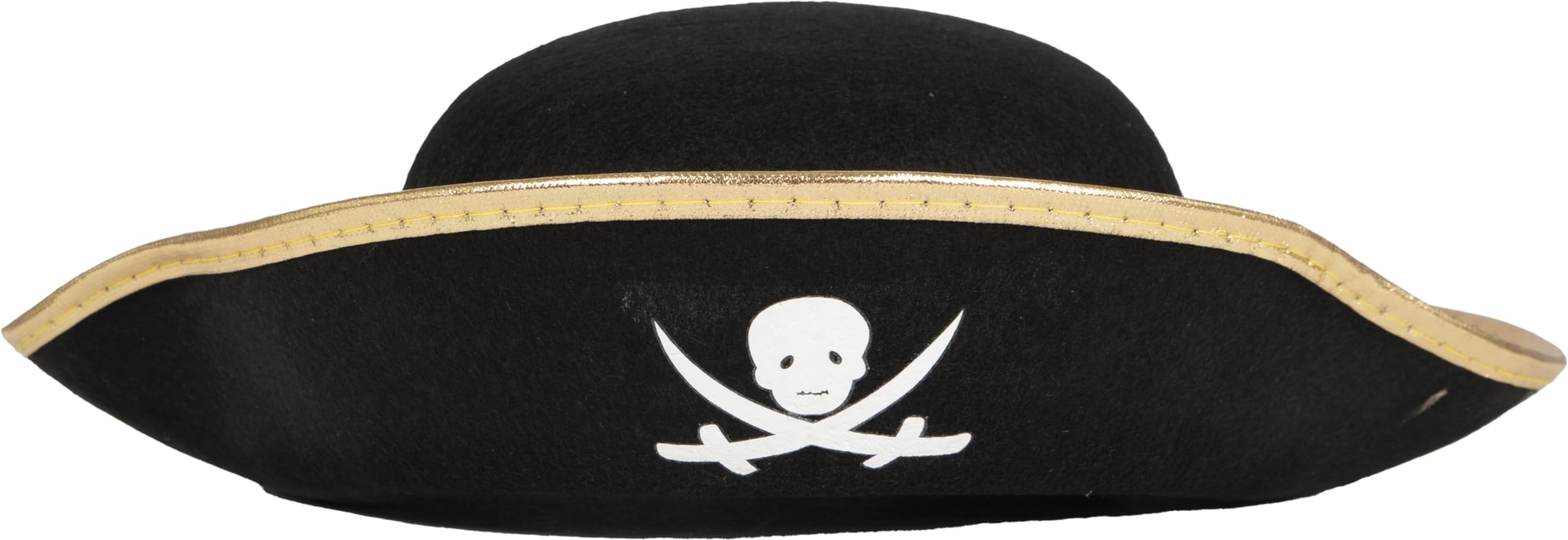 p-tit-clown-piratenhut-filz-schwarz-mit-goldband-kinder image 3