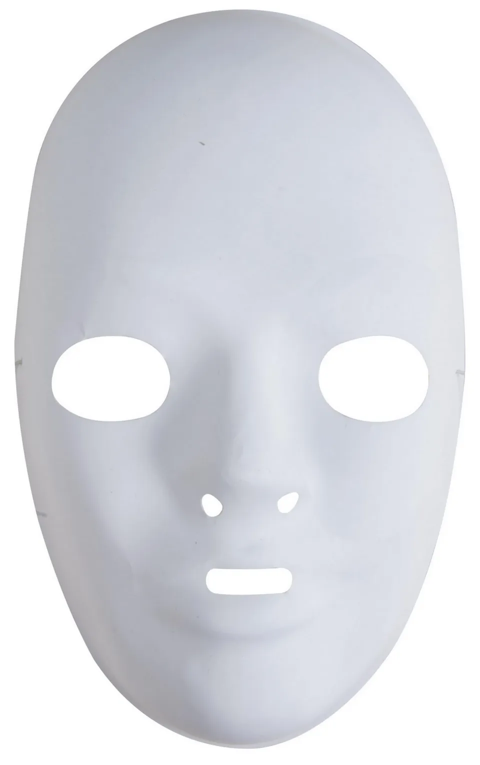 ptit-clown-gesichtsmaske-wei-pvc-erwachsene-6-st-ck image 1