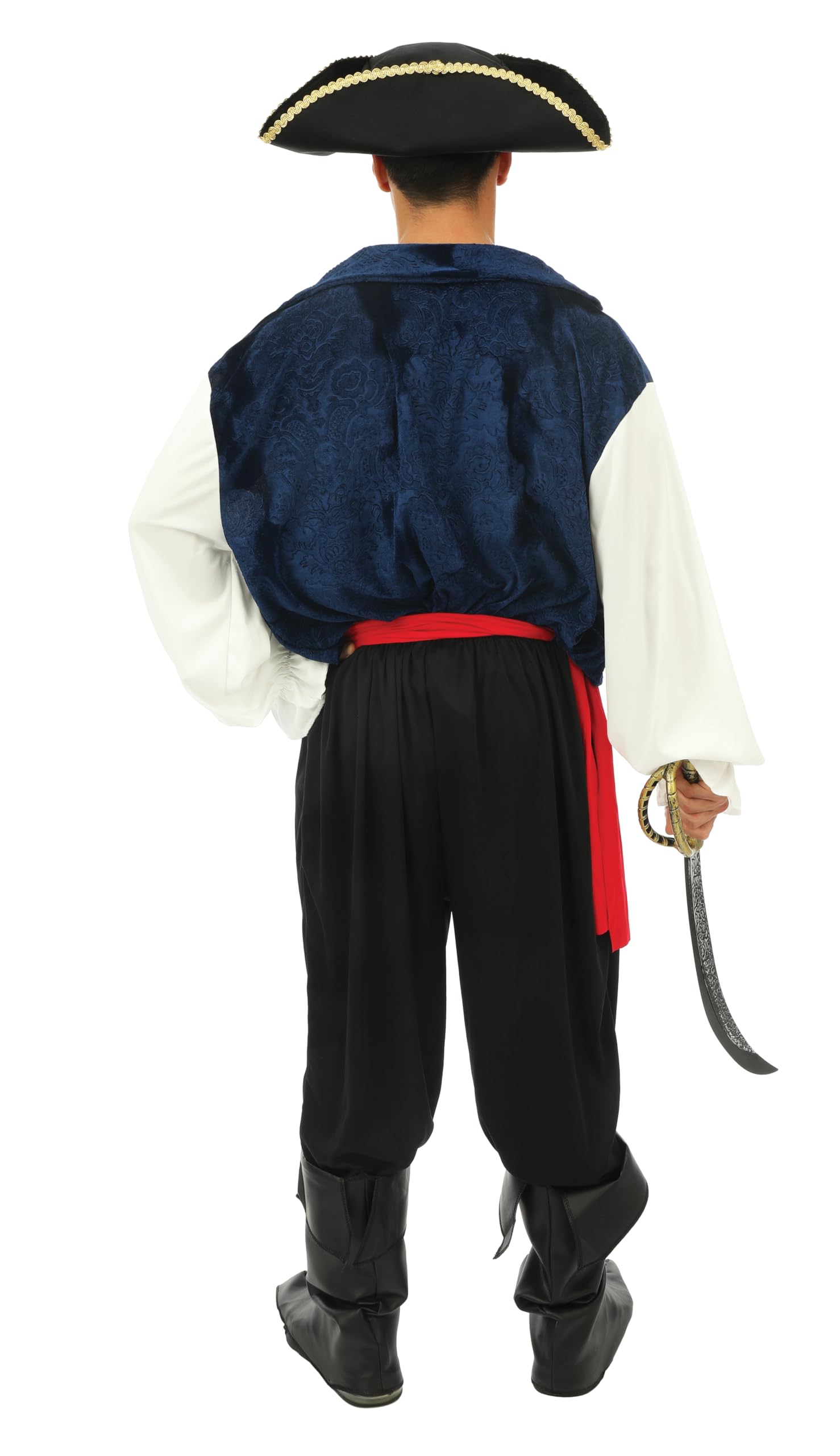 ptit-clown-piratenkost-m-blau-f-r-karneval-halloween-und-cosplay image 3
