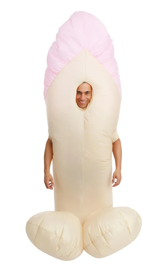 ptit-clown-aufblasbares-kost-m-erwachsene-uni-einheitsgr-e-polyester image 1