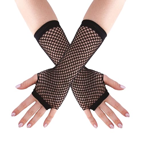 ptit-clown-lange-netz-handschuhe-schwarz-one-size-damen image 5